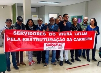 EM MATO GROSSO, SERVIDORES DO INCRA E SINDSEP-MT E REALIZAM MAIS UMA MOBILIZAÇÃO PARA REIVINDICAR VALORIZAÇÃO DA CATEGORIA